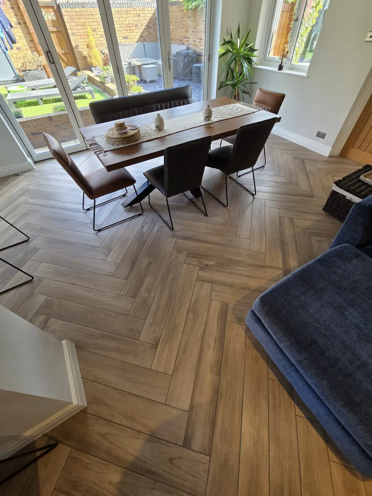 Underfloor heating and plank tiles, five rooms: photo 1 of 10