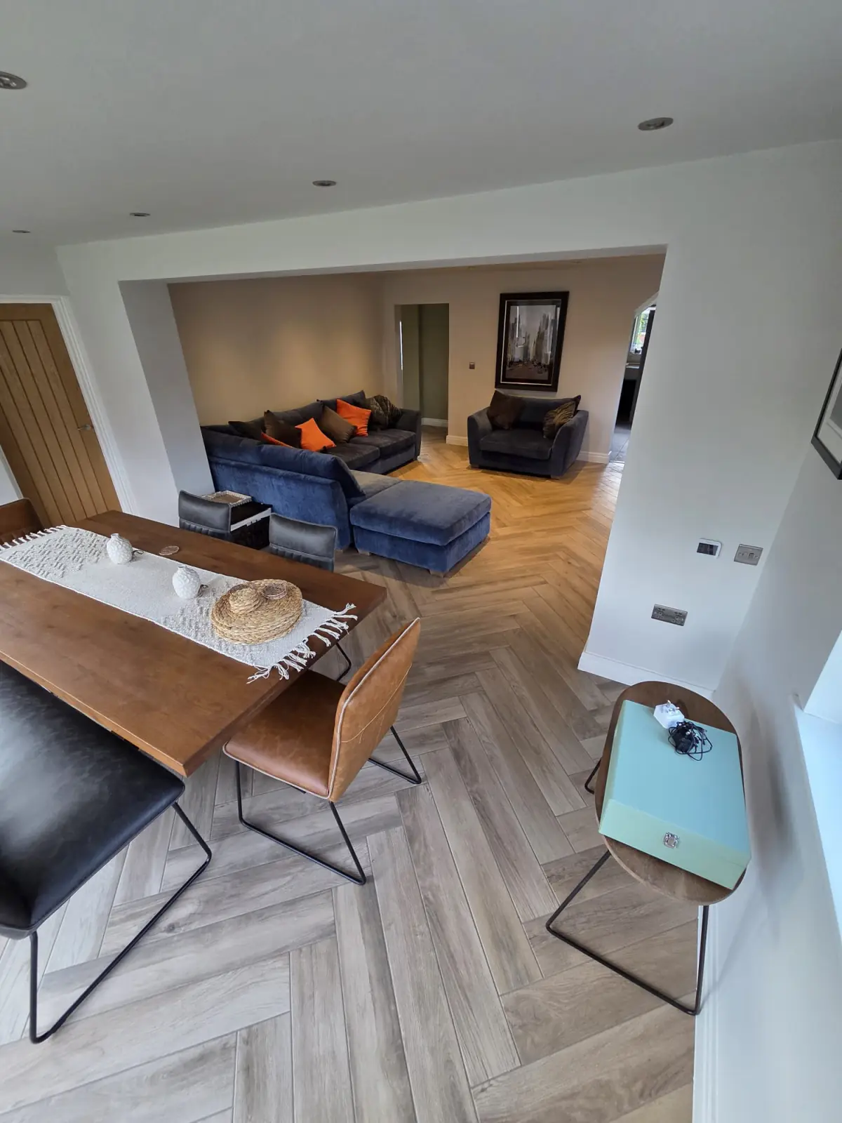 Underfloor heating and plank tiles, five rooms: photo 2 of 10