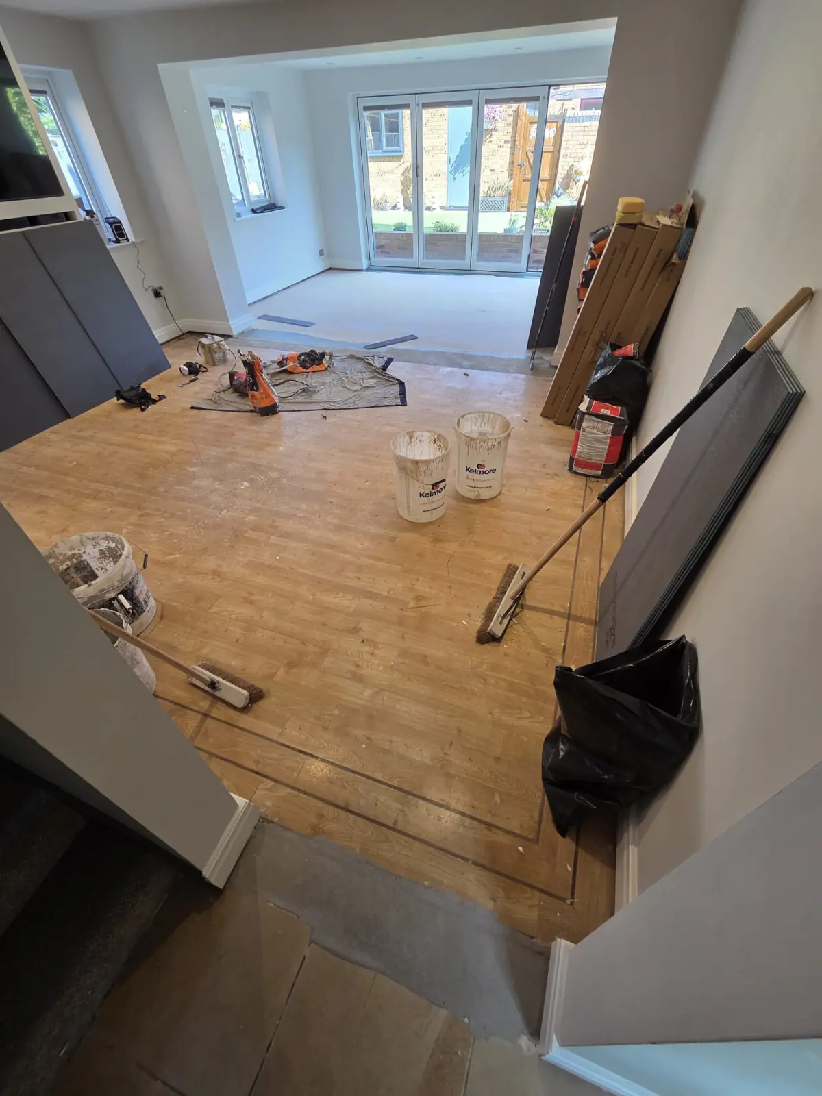 Underfloor heating and plank tiles, five rooms: photo 6 of 10